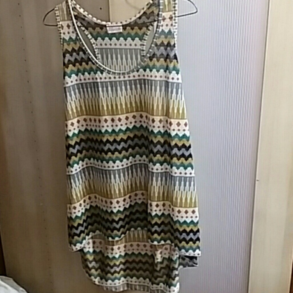 Multi-colored tank top